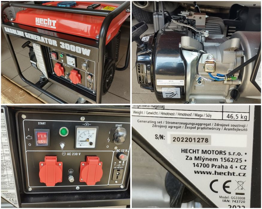 Agregat prądotwórczy Generator Hecht GG3300
