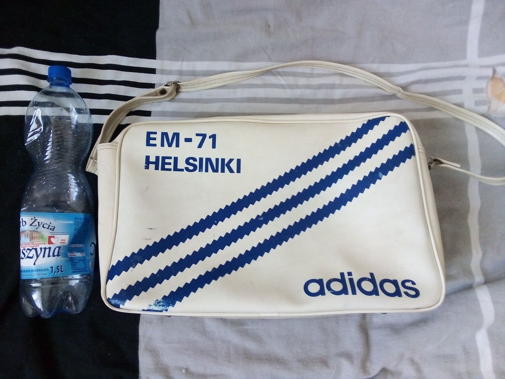 Adidas torba vintage Helsinki 1971 rok