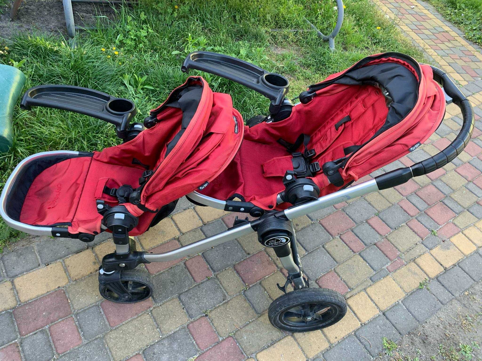 Wózek Baby Jogger City Select - spacerówka dla bliźniaków/rok po roku