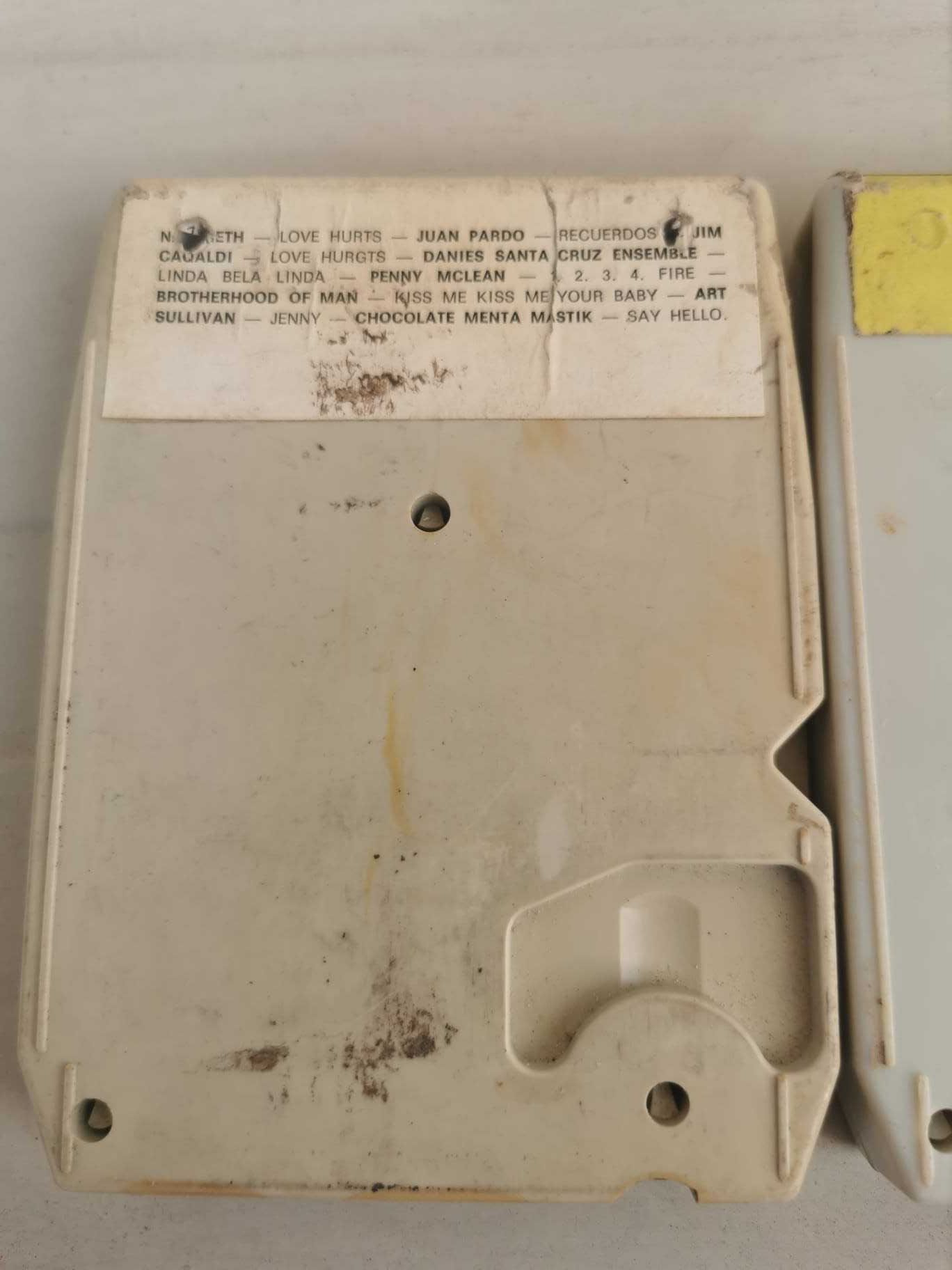 Lote de cassettes de 4 pistas