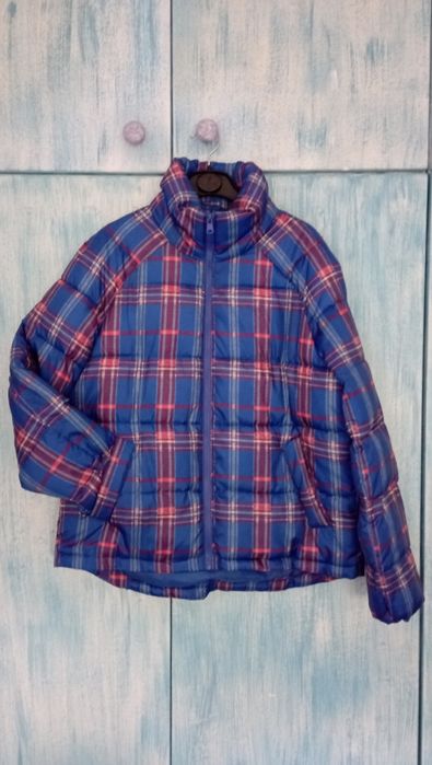 Blusão impermeável aos quadrados