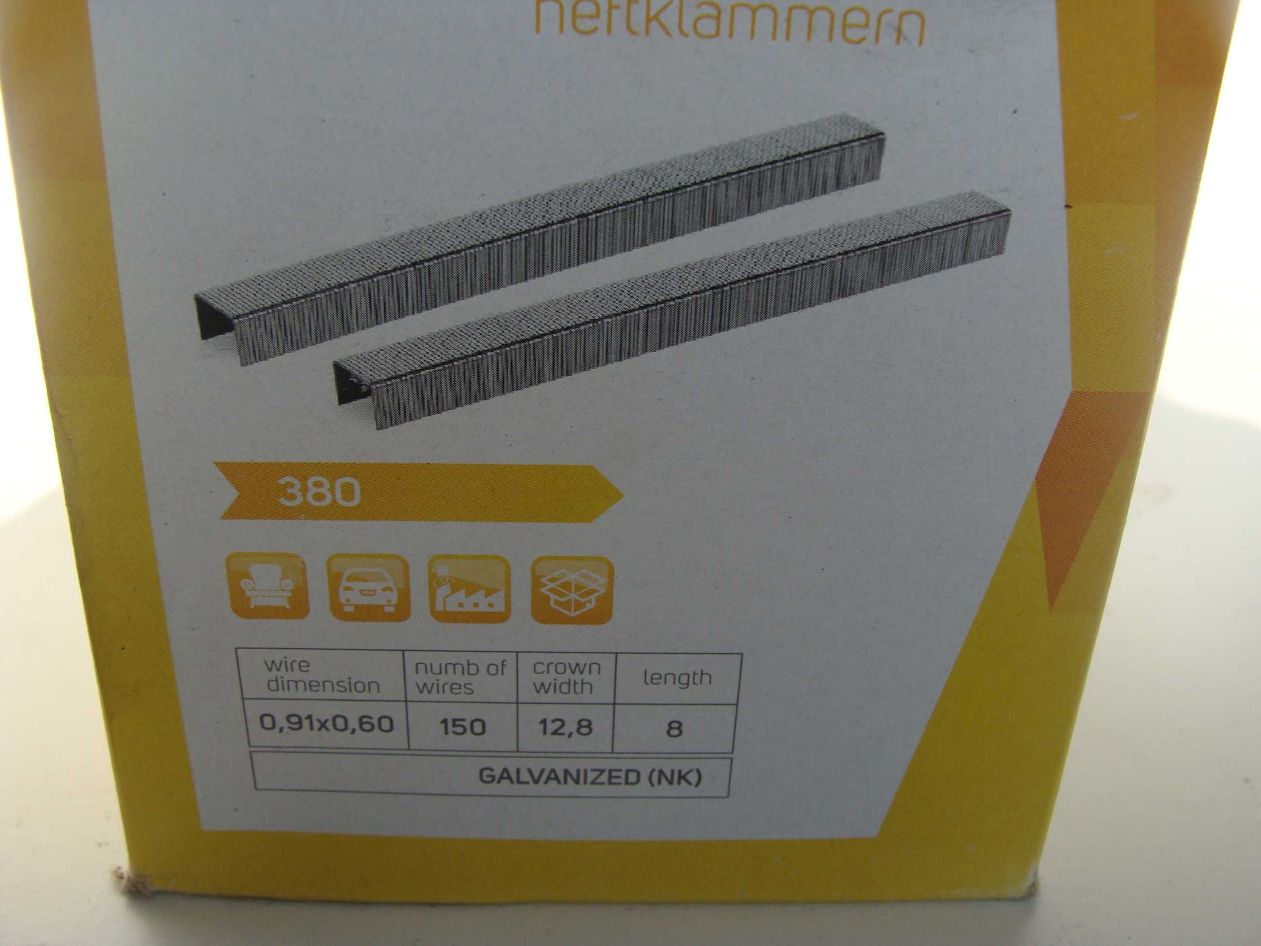 Zszywki tapicerskie Typ 380/8  BEA