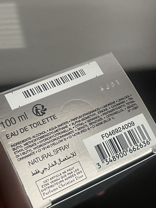 Dior Homme Original 100ml perfumy