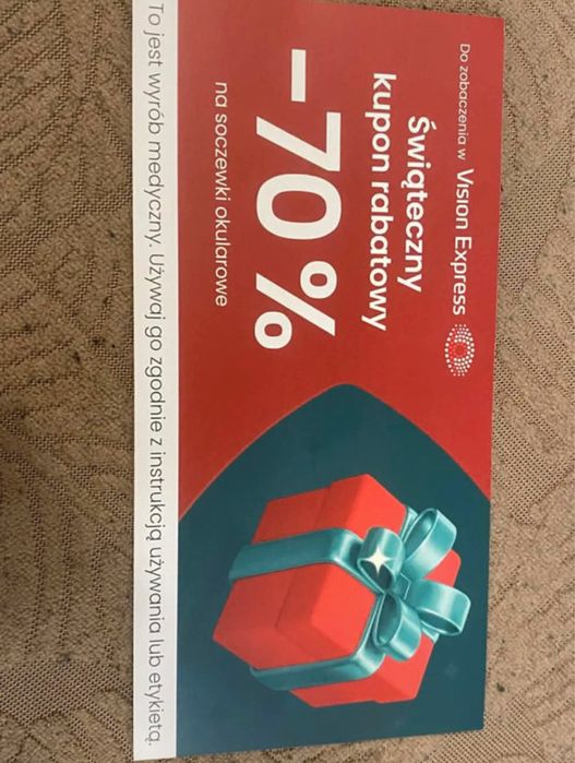 Kupon zniżkowy vision expres
