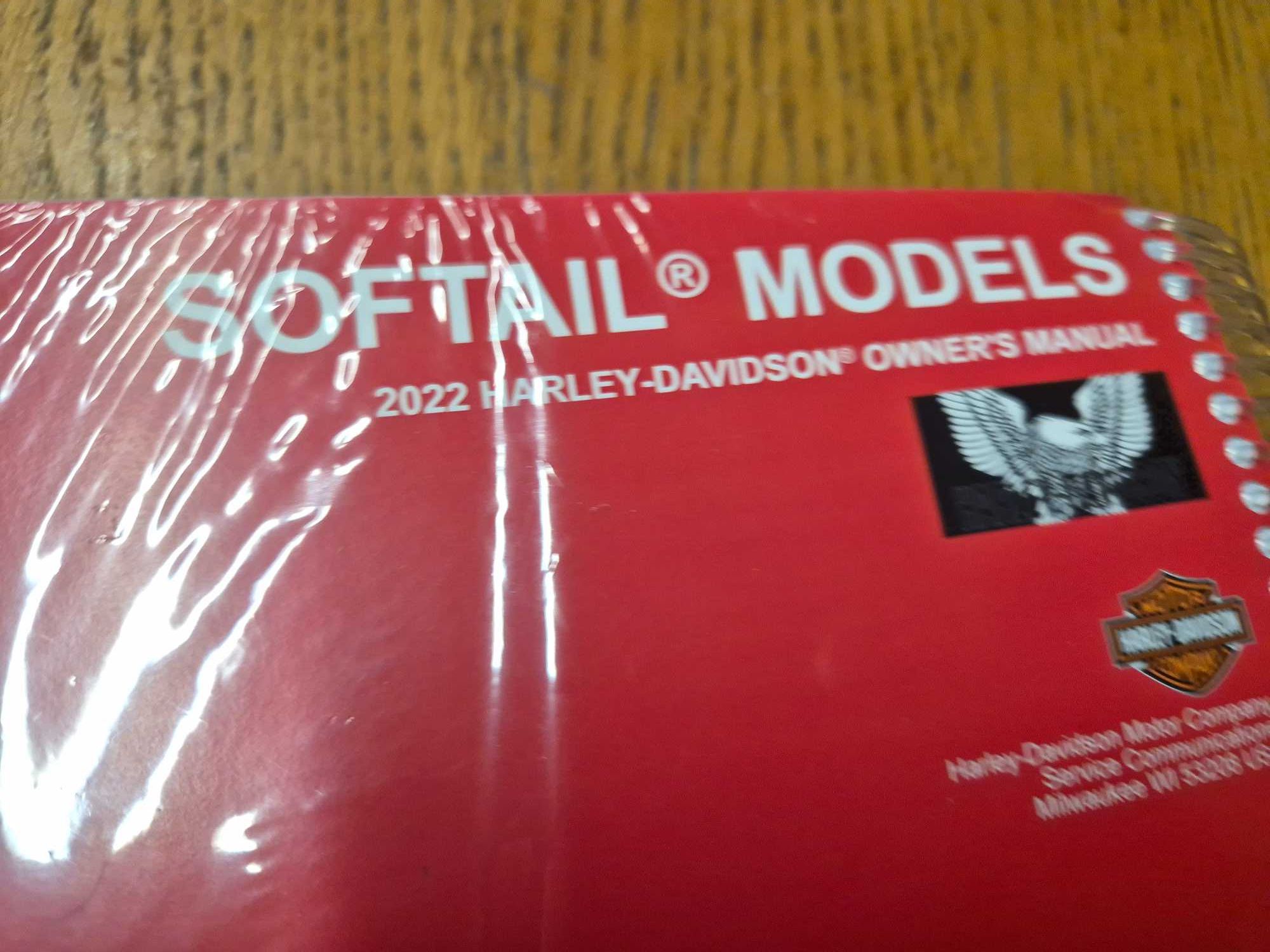 Manual do utilizador original da Harley Davidson Softail de 2022 NOVO