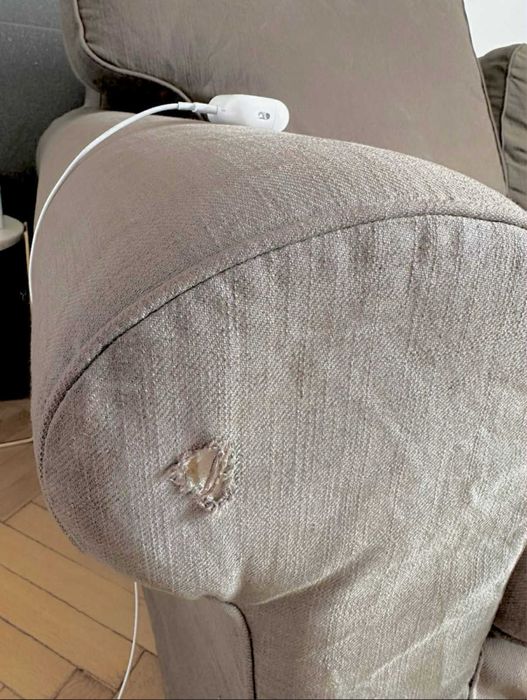 Kanapa sofa Ikea Ektorp Pixbo łózko, salon basic