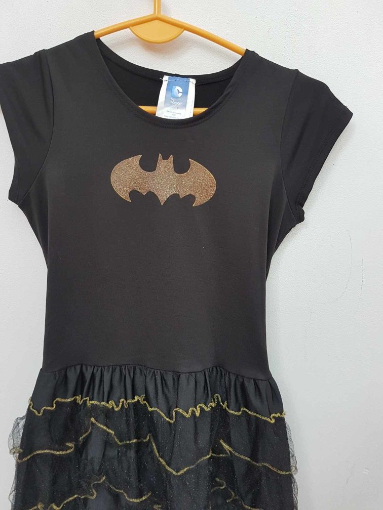 Sukienka przebranie Batgirl Batman rozmiar 127-137 cm. A636