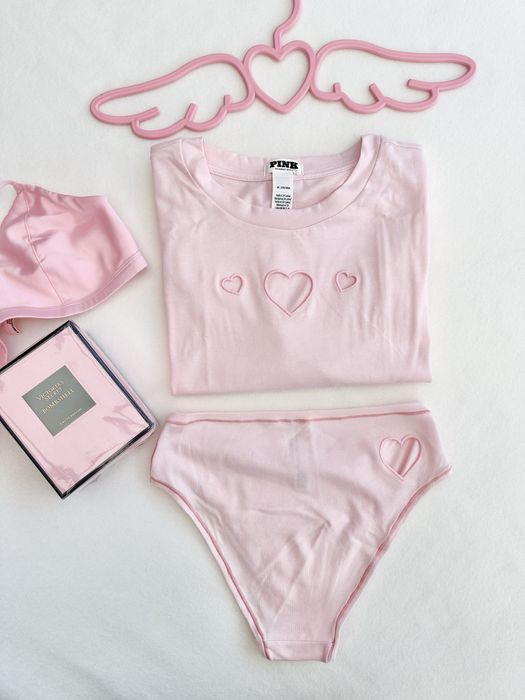 Комплект Victoria Secret+подарункова коробка. Розмір М