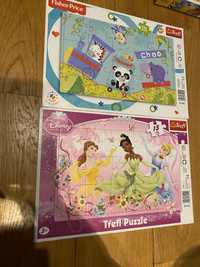 Puzzle dzieciece 3+ 2szt