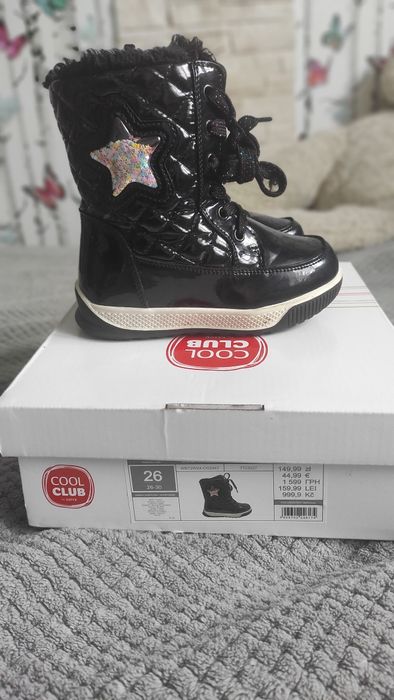 Kozaki zimowe dla dziewczynki