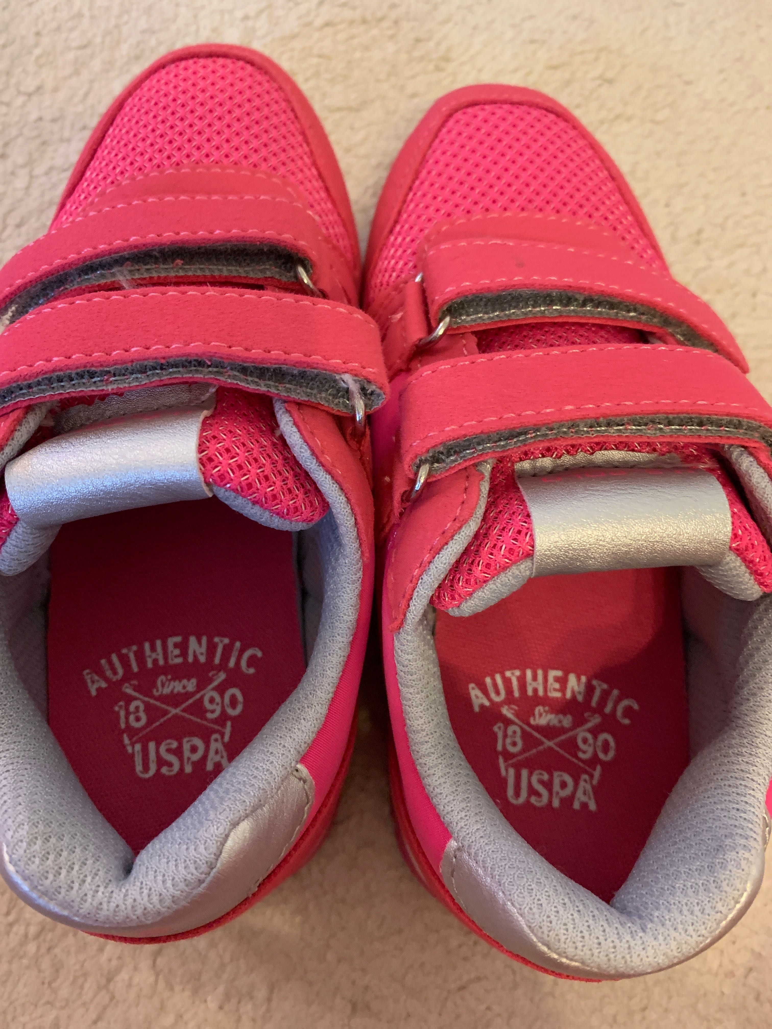 Nowe sneakersy dla dziewczynki U.S Polo rozmiar 30