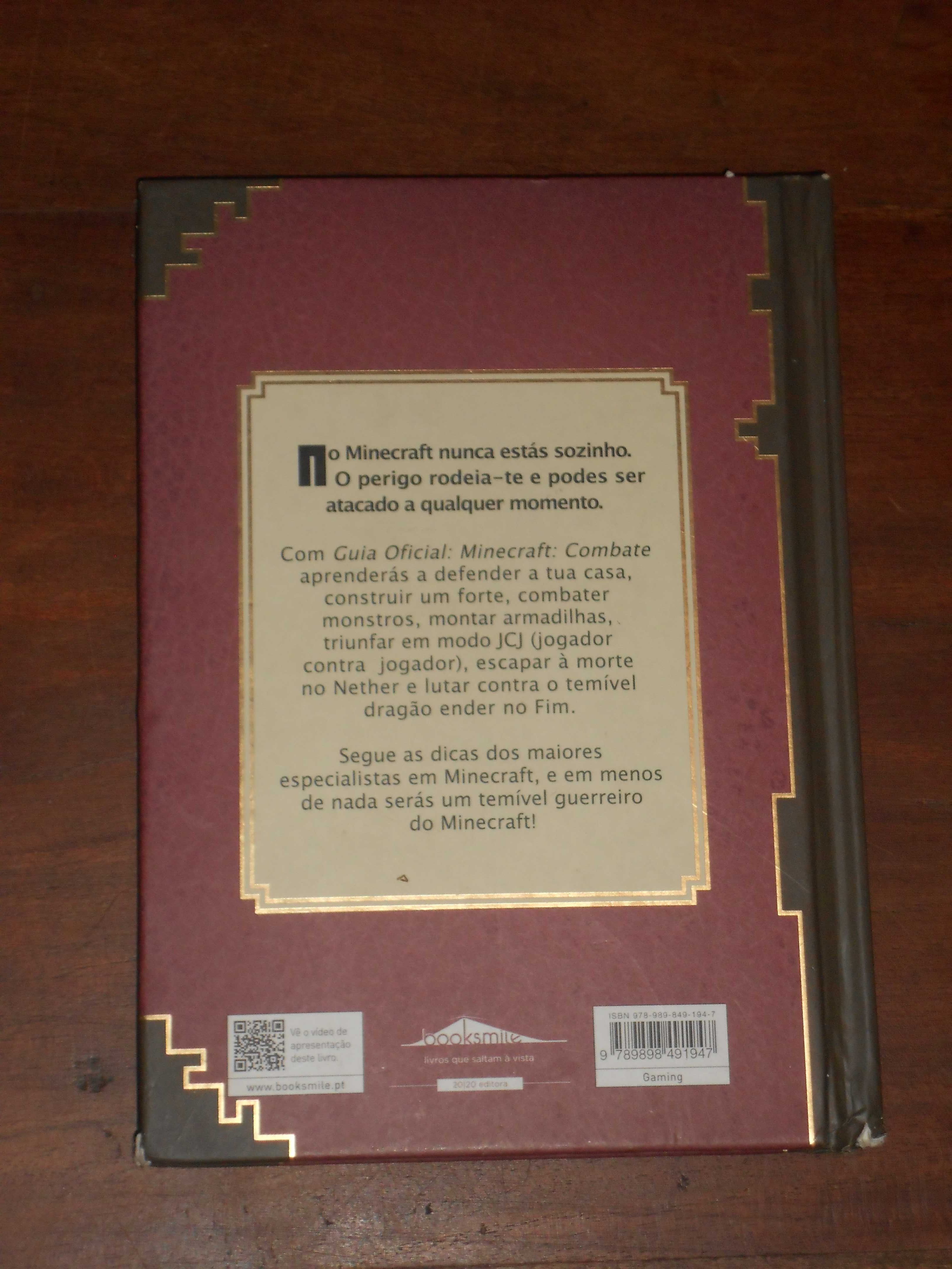 Livro Minecraft Combate