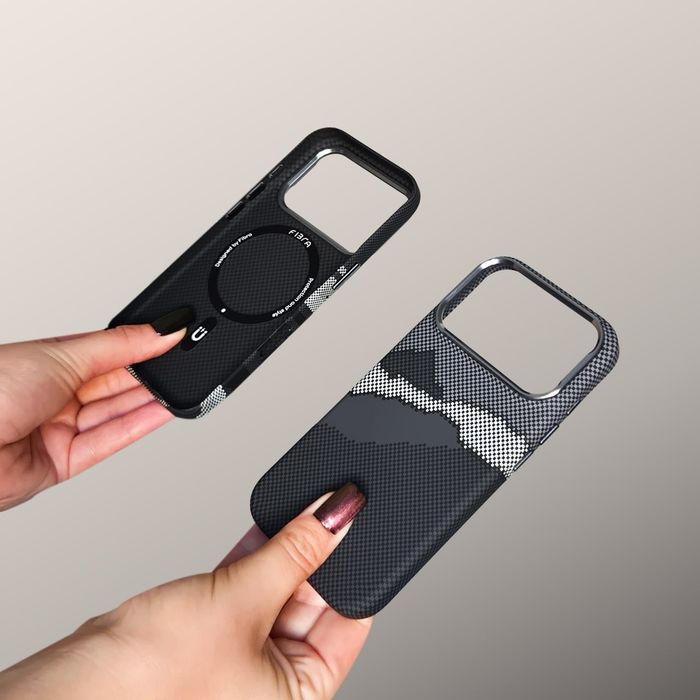 Чехол Carbon Magsafe на iPhone 17 Pro Max тонкий легкий чохол