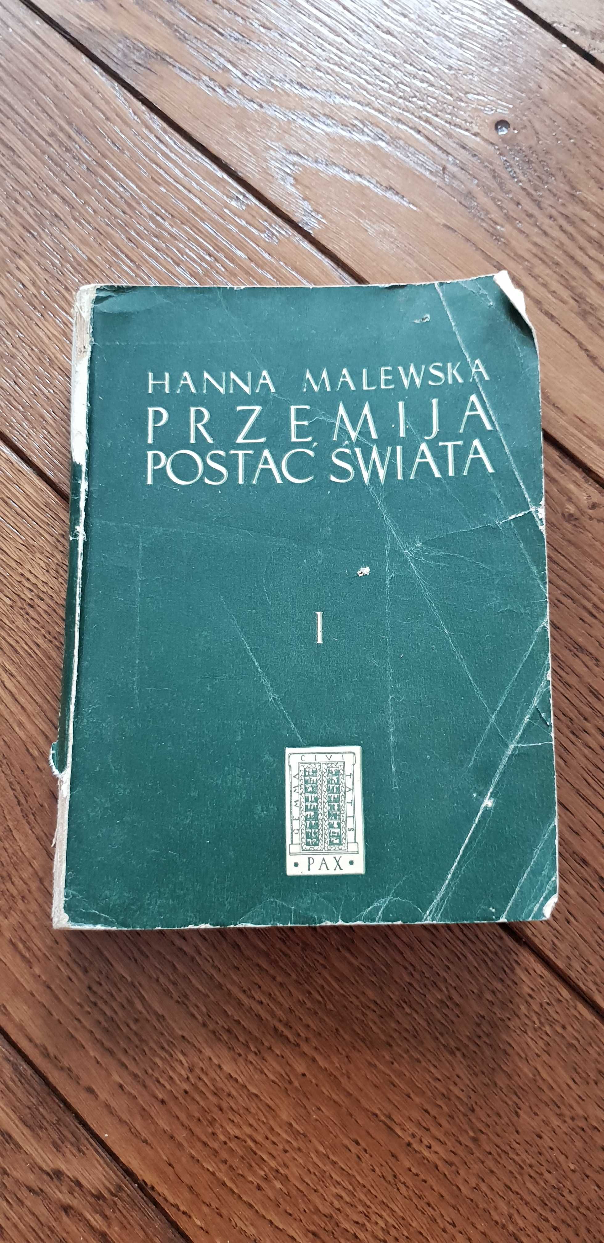 Książka rok 1954 "Przemija postać świata" Hanna Malewska