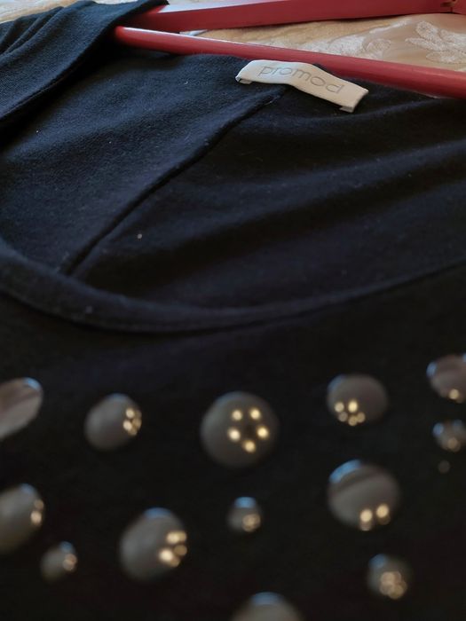 Vestido preto curto Promod