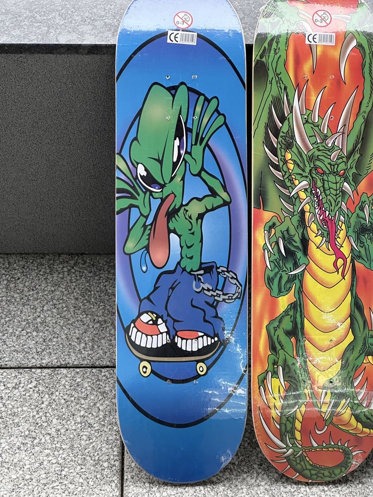 Deck deskorolka różne wzory  bez kółek