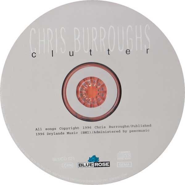 BURROUGHS CHRIS cd Clutter      singer super