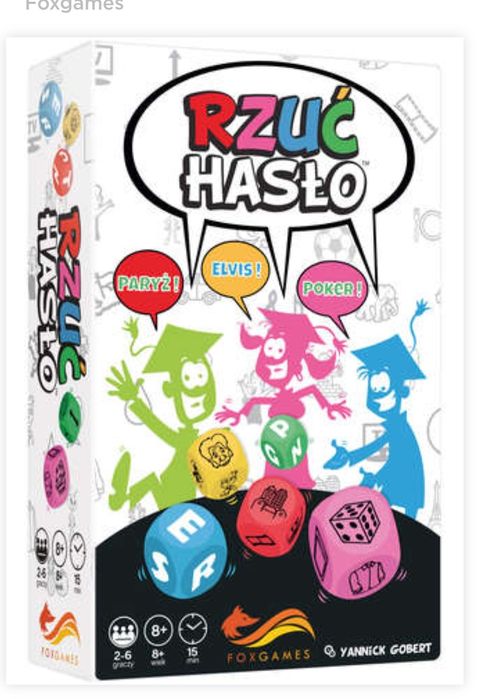 Rzuć hasło, gra słowne Fox Games Dzień Dziecka