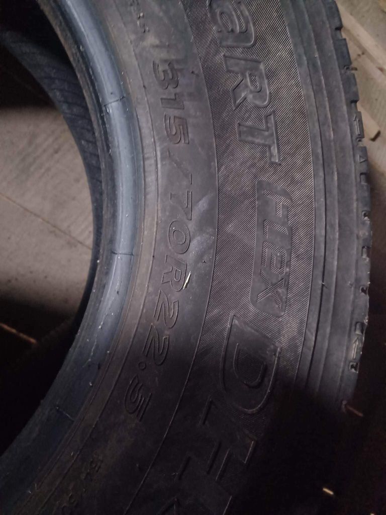 Opony 315/70R22,5 Hankook 2 sztuki do przyczepy