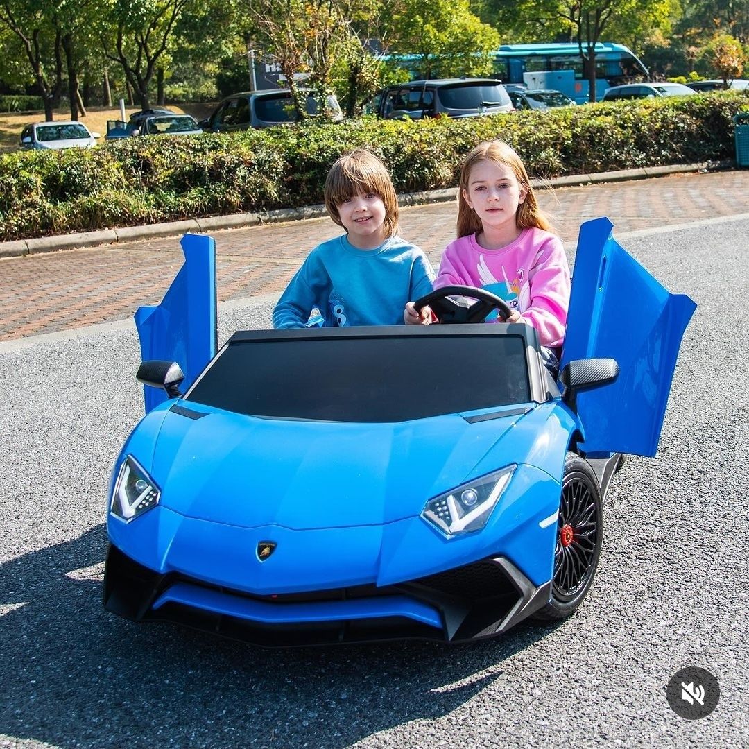 Дитячий двомісний електромобіль Lamborghini Aventador