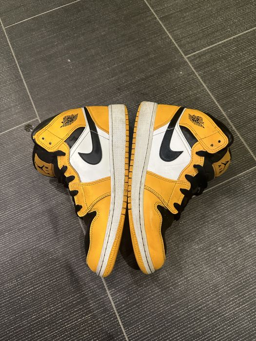 Nike air jordan 1 mid taxi кросівки, хайтопи