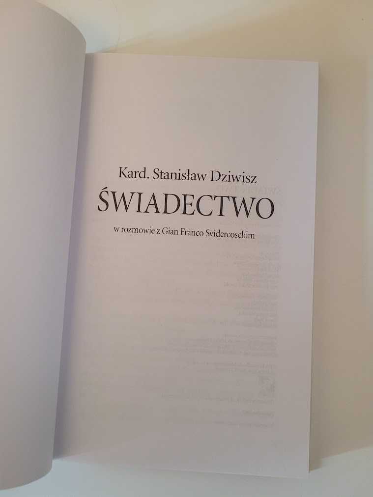 Świadectwo kard. Stanisław Dziwisz