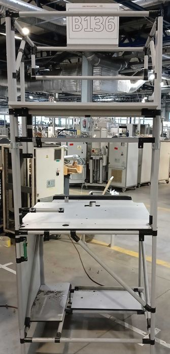 Regał ,stół warsztatowy ABB