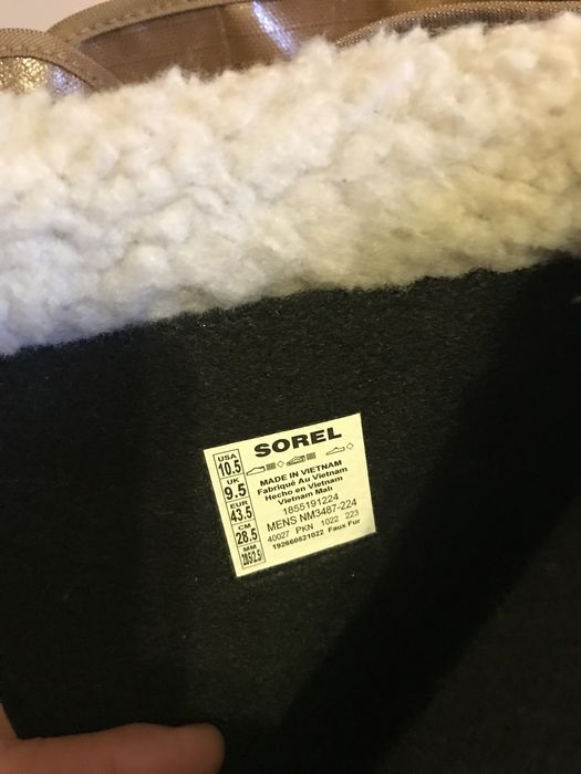 SOREL WATERPROOF  Снігоходи,сад ліс,універсальні зимові чоботи 43,5р.