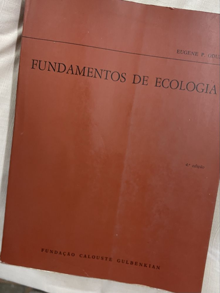 Livro de Fundamentos de ecologia