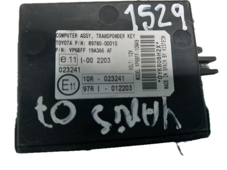 Módulo genérico TOYOTA Yaris (_P9_)