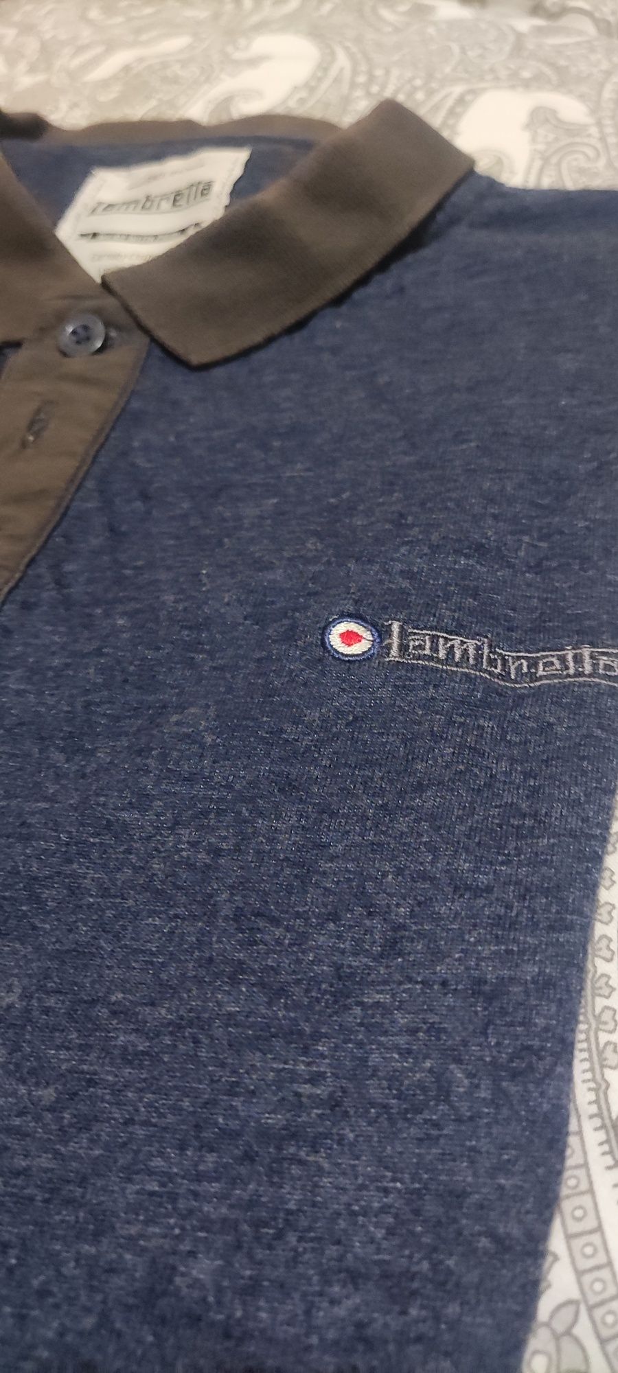Polo de manga curta, original da marca Lambretta, tamanho L