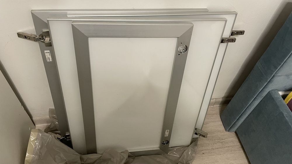 Fronty szklo/aluminium Rubrik Ikea