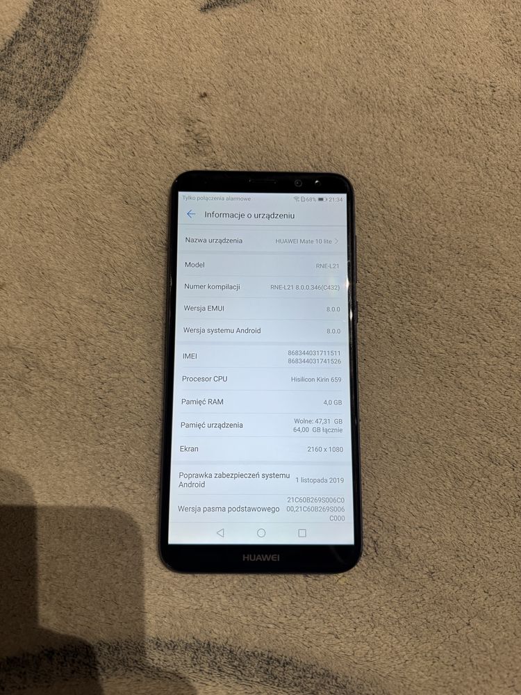 Huawei Mate 10 Lite – 4/64 GB