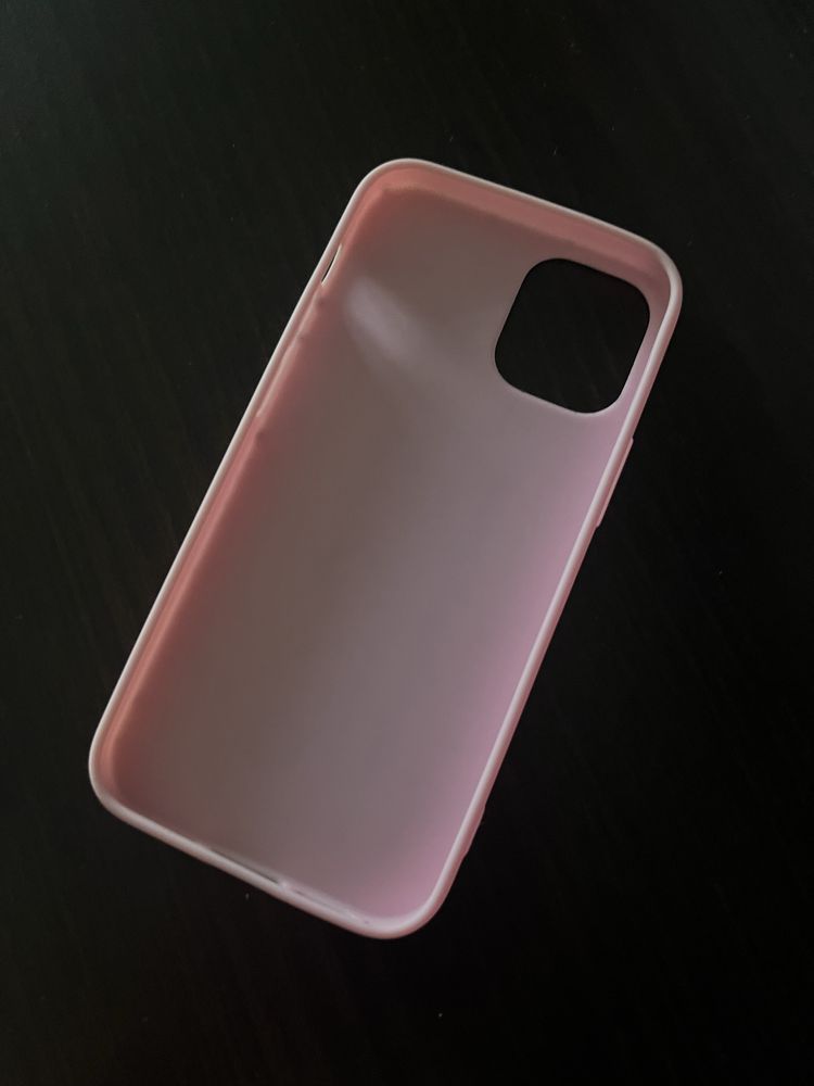 Rozowy case z galaktyka do iphona 12 mini