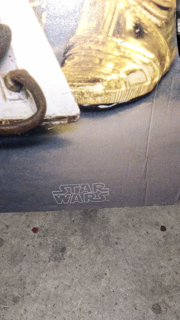 Star Wars publicidade expositores cartão