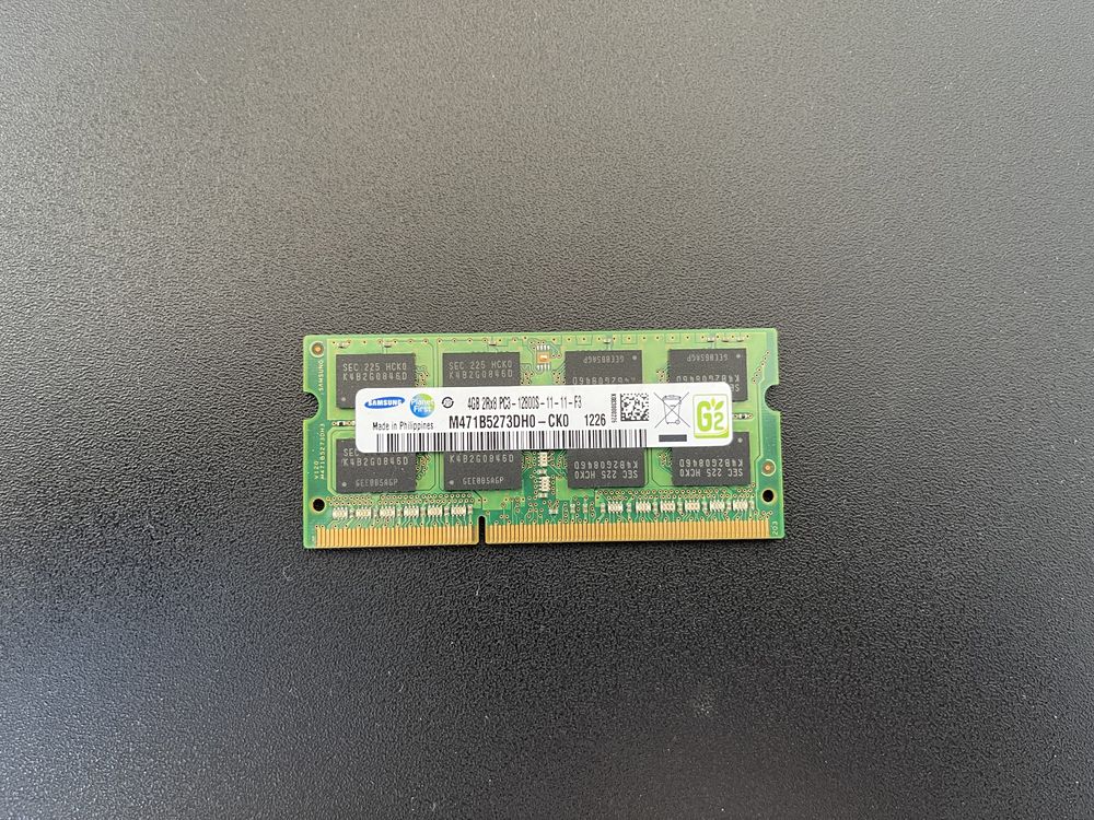 Оперативна памʼять для ноутбука Samsung 4GB DDR3 M471B5273DH0-CK0