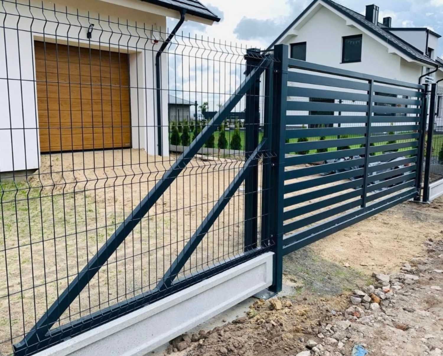 Ogrodzenie Panelowe 3d Transport Podmurówka Najtaniej Montaż Brama