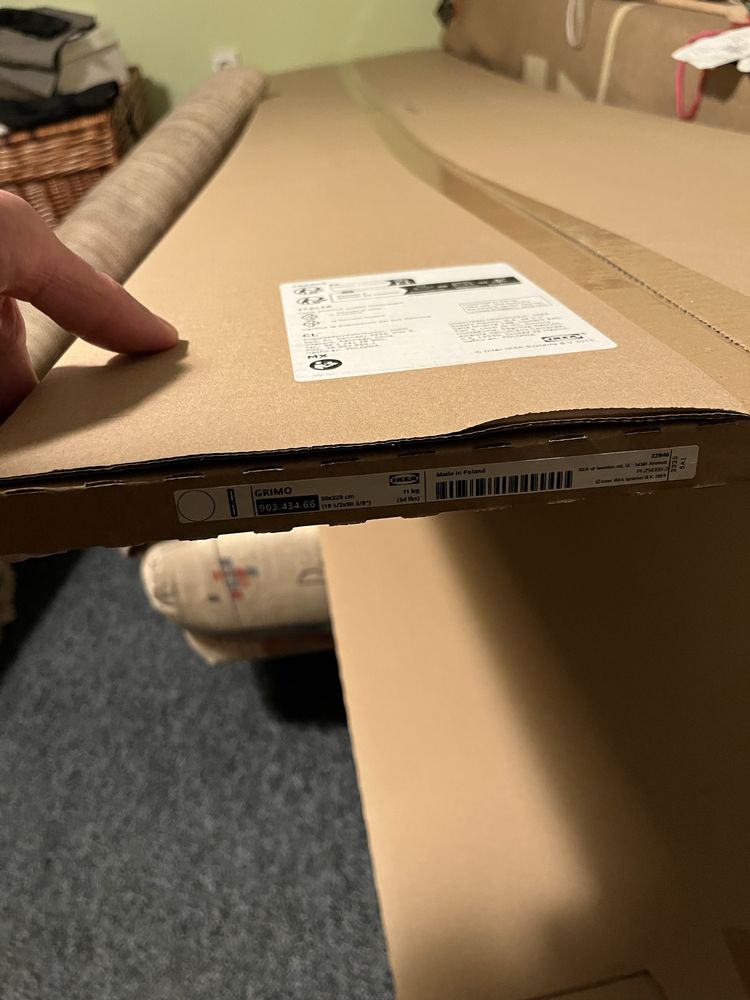 Nowe drzwi IKEA PAX GRIMO białe 903.434.66 50x229
