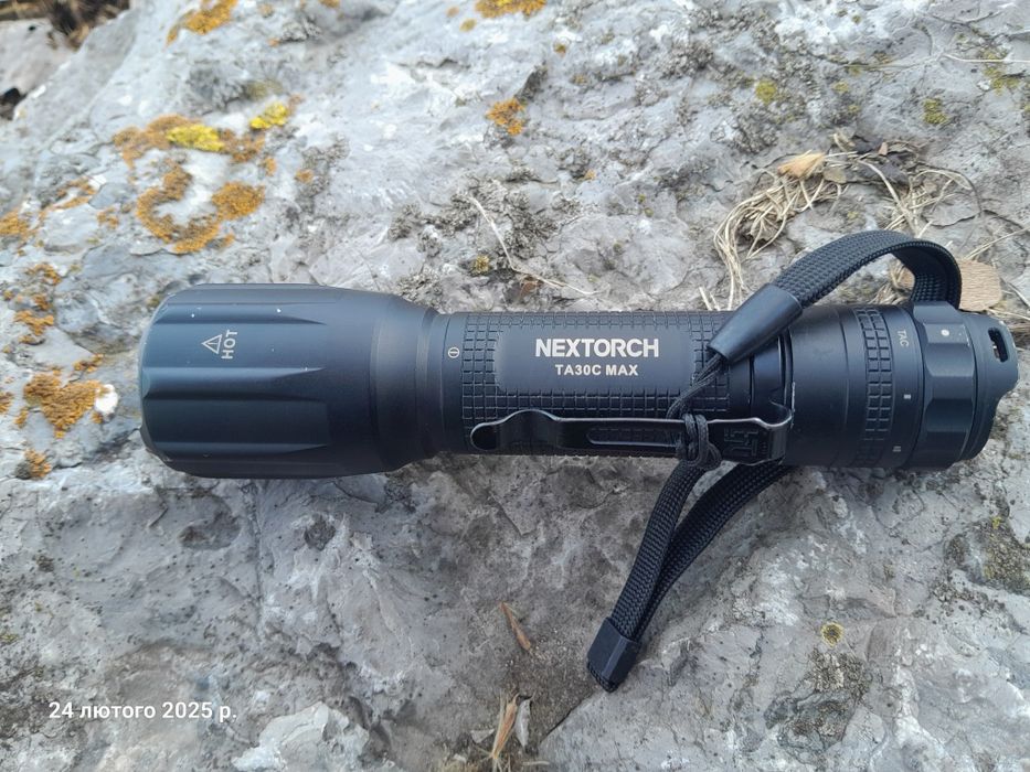 NEXTorch - LED фонарик TA30C MAX - 3000 лм - алюминий - черный - TA30C