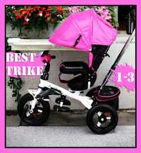 Детский 3х колесный Велосипед BestTrike с родительской ручкой 1-3 года