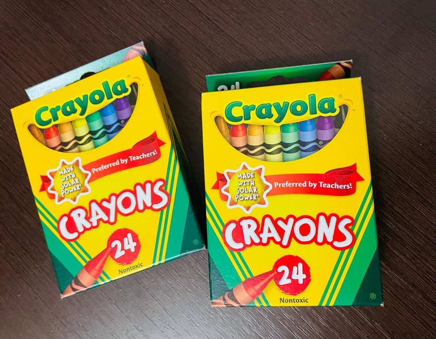 Воскові олівці Крайола, 24 кольори