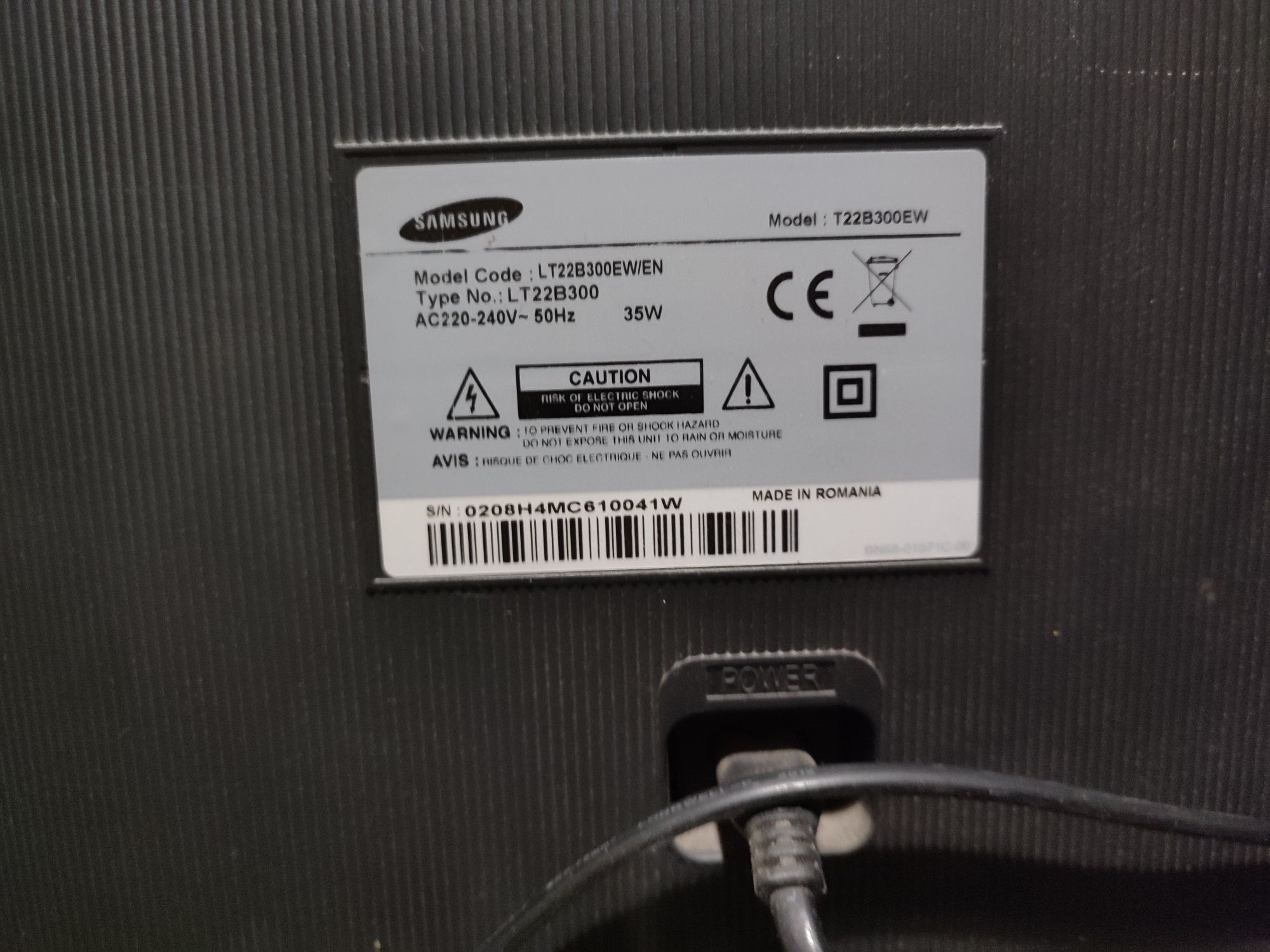 Monitor Samsung T22B300EW 21.5 cali
