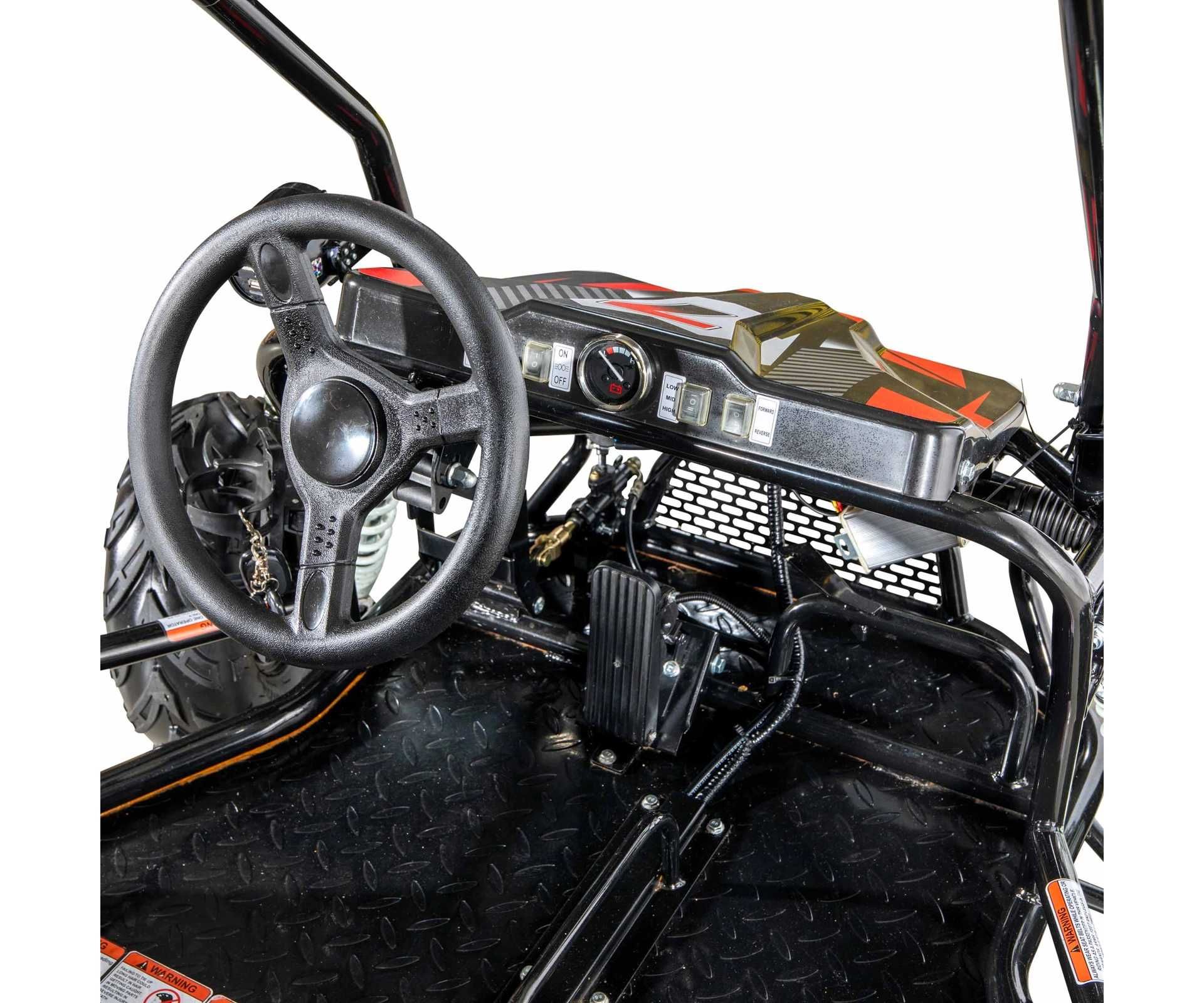 Dwuosobowe elektryczne mini buggy - POWER BUGGY X2 - 1500W - 40km/h
