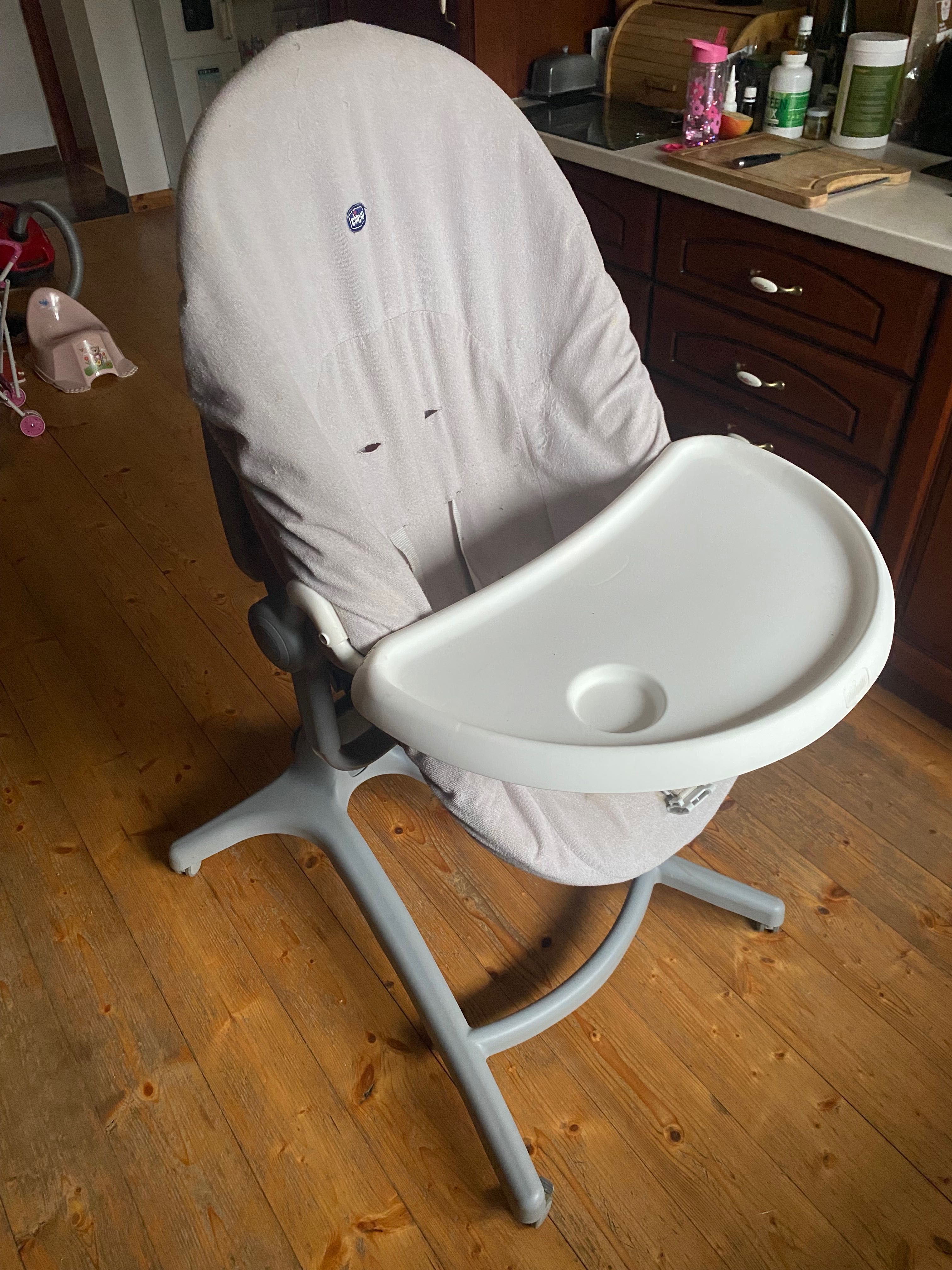 Chicco Baby Hug 4w1 – jak nowy kołyska łóżeczko jeżdżące różowe