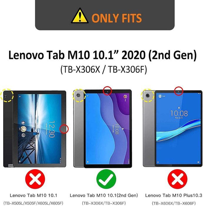 Gerutek etui pancerne 360 Lenovo Tab M10 10,1'' TB-X306XT X306F pasek