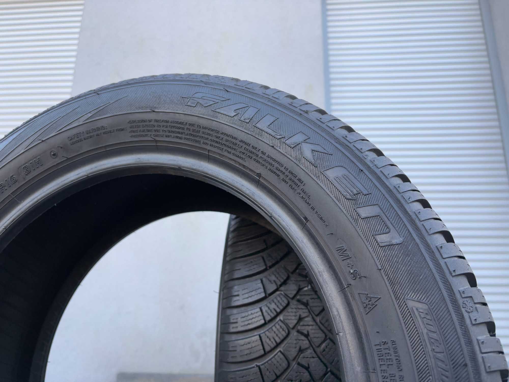 2szt zimowe 205/55R16 Falken 8mm 2022r świetny stan! Z53 gwarancja