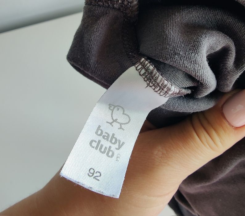Szare body tygrysek Baby club c&A r 92