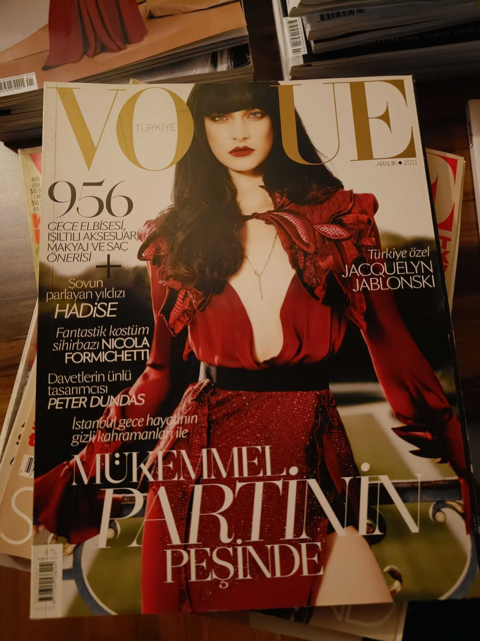 Magazyn/czasopismo Vogue zestaw PL/GB/TR