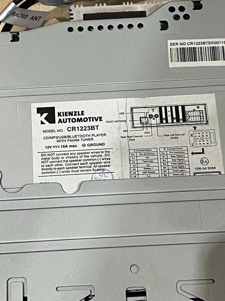 Radioodtwarzacz Axion CR 1223 BT/Komis Krzysiek
