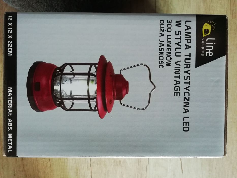 Lampa turystyczna led latarenka vintage NOWA